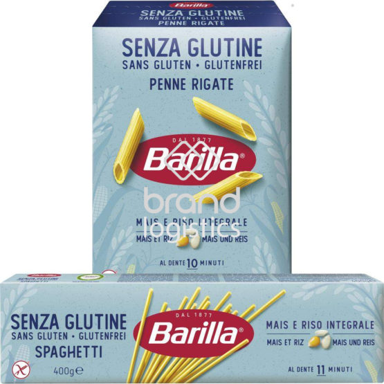 Barilla Spaghetti glutenfrei 400 g und Barilla Penne Rigate glutenfrei 400 g