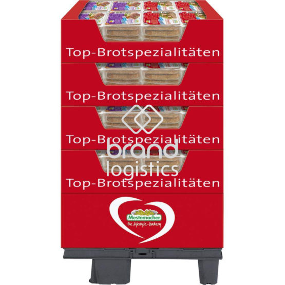 Mestemacher HIGH PROTEIN Toastbrötchen fein 2-fach 96ST 1/4CH