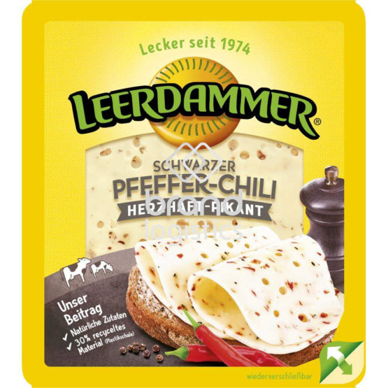 Leerdammer Schwarzer Pfeffer-Chili 5S 100 g