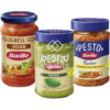Barilla Pesto Basilico Vegan 195 g und Barilla Bolognese Soja Vegan 195 g und Barilla Pesto Rustico Basilico & Olive 200 g