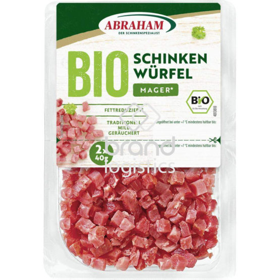 Abraham Bio Schinkenwürfel geräuchert 2×40 g