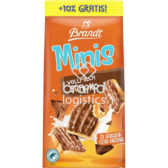 Brandt Minis + 10 % Vollmilch-Schoko 127 g