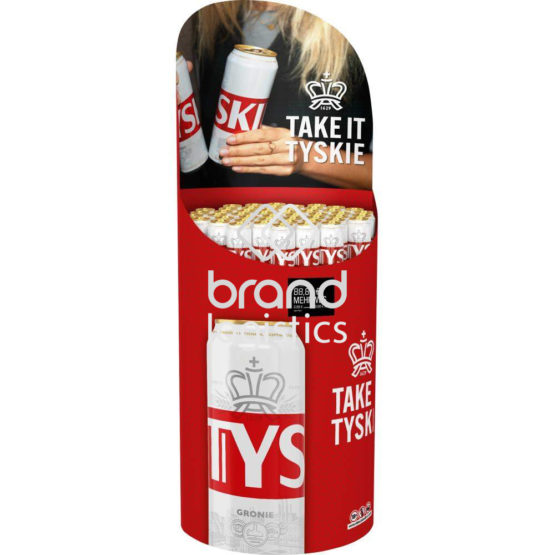 Tyskie Dosenschütte Display