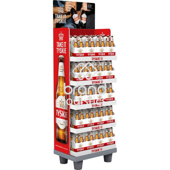 Tyskie 4er-Träger Display