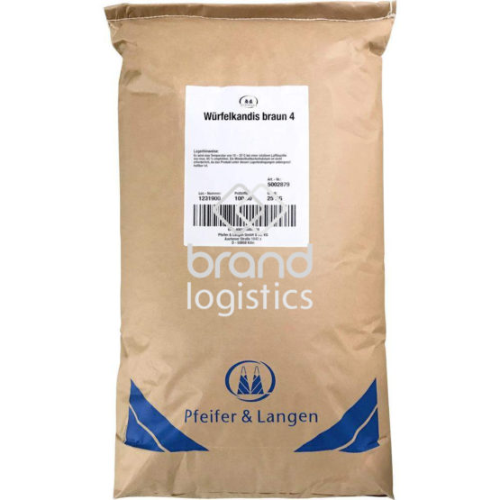 Diamant Würfelkandis braun 4 25 kg