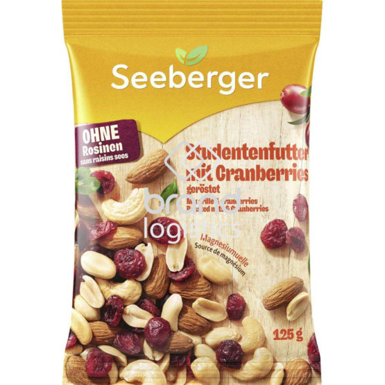 Seeberger Studentenfutter mit Cranberries 125 g
