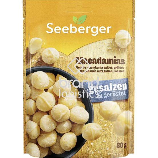 Seeberger Macadamias geröstet, gesalzen 80 g