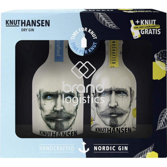 KNUT HANSEN Dry Gin 42% 0,5 l + KNUT HANSEN Earl Grey Bergamotte 40% 0,35 l GP