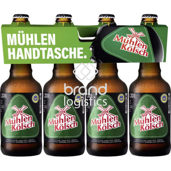 Mühlen Kölsch Flasche 4×0,33 l Gourmet MW 4-Pack