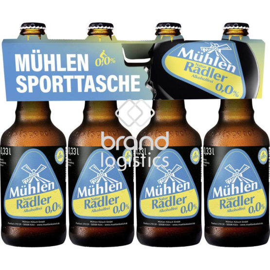 Mühlen Naturradler 0,0% Fl. 4×0,33 l MW Gourmet 4-Pack