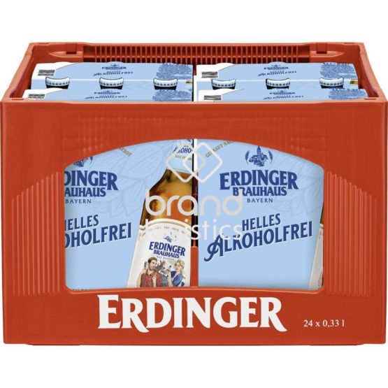 ERDINGER BRAUHAUS Helles Alkoholfrei Pinolenkasten 4x6x0,33 l