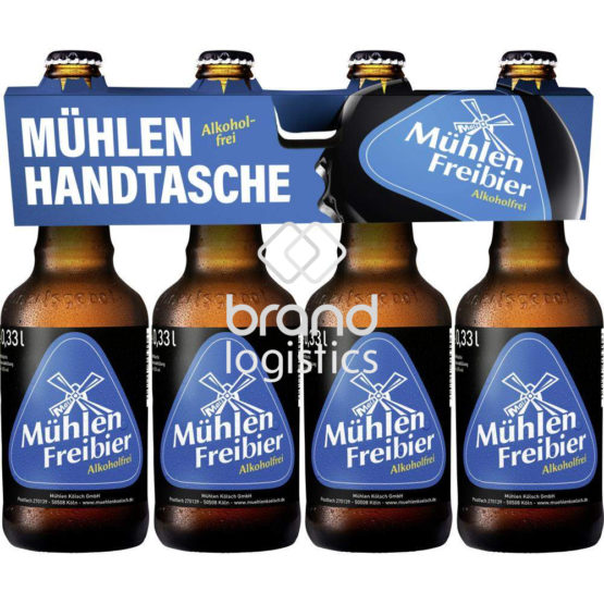 Mühlen Freibier Flasche Gourmet 4-Pack 4×0,33 l MW