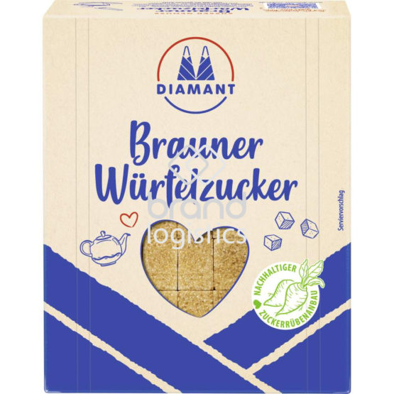 Diamant Brauner Würfelzucker 500 g