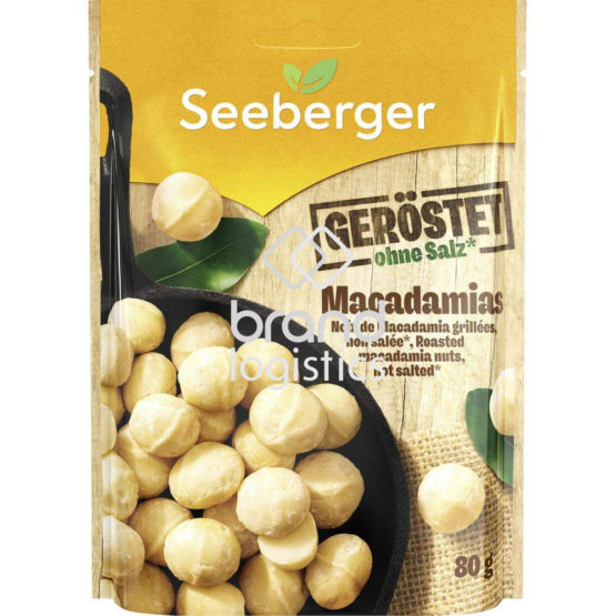 Seeberger Geröstete Macadamias 80 g