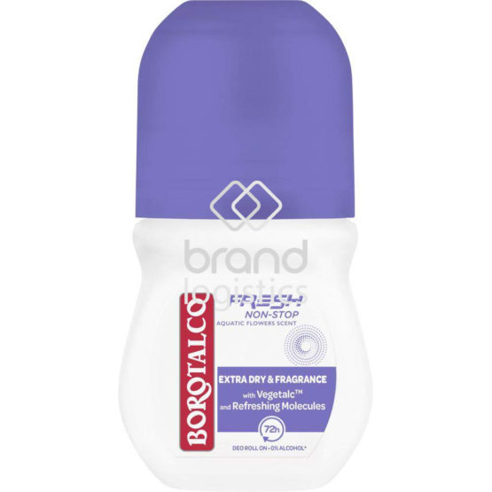 Borotalco Fresh Non-Stop Aquatic Flowers Deodorant Roll-On 50 ml