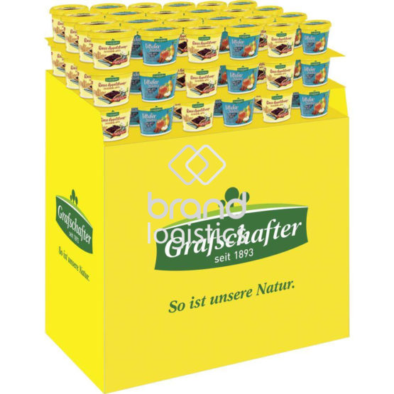 Grafschafter Rinse Appelstroop/Lütticher Delikatesse 2-fach 1/4CH Display 72×300 g