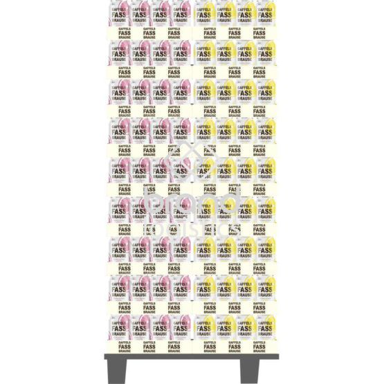 Gaffels Fassbrause Zitrone/Pink Grapefruit Dose Display 18x24x0,33 l EW