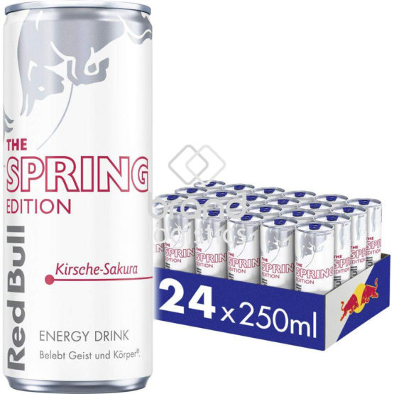 Red Bull Spring Edition Kirsche-Sakura Tray 24×250 ml DPG E-Commerce