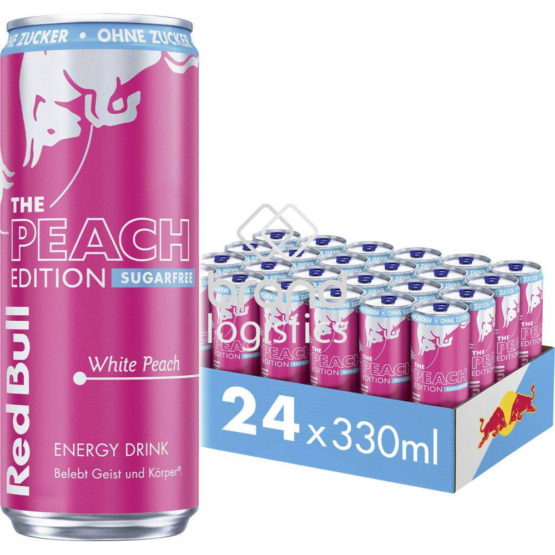 Red Bull Peach Edition White Peach Sugarfree Tray 24×330 ml DPG E-Commerce