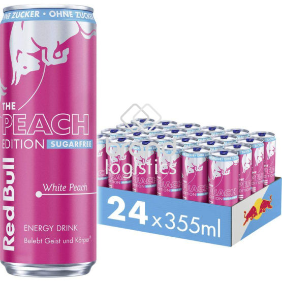 Red Bull Peach Edition White Peach Sugarfree Tray 24×355 ml DPG E-Commerce