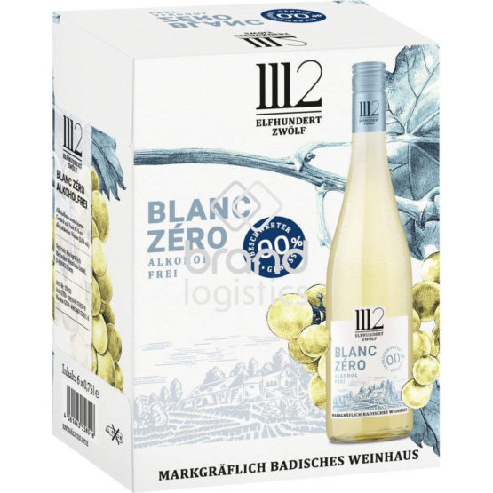 1112 Blanc Zéro Alkoholfrei 0,0% Weiss 6×0,75 l