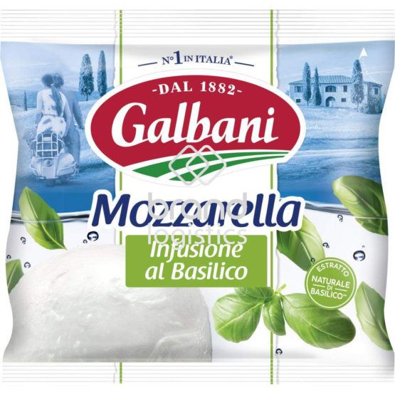 Galbani Mozzarella Infusione Basilico 125 g