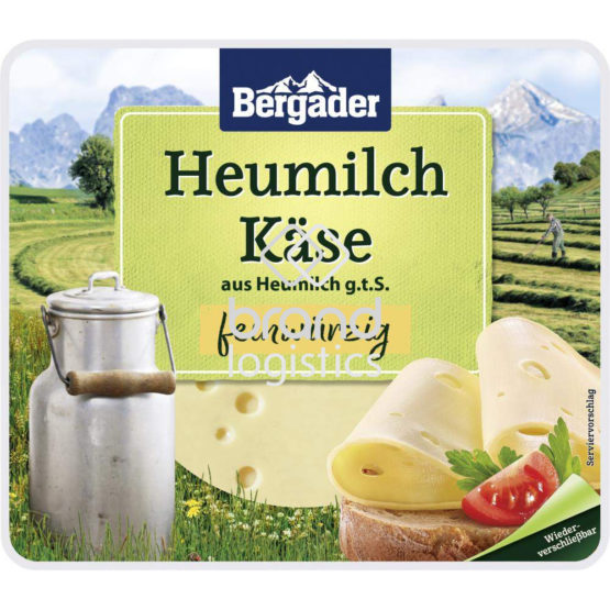 Bergader Heumilch Käse feinwürzig 140 g Scheiben g.t.S.