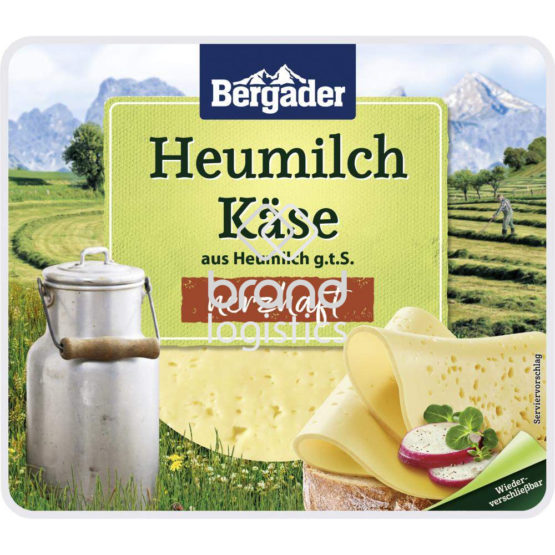 Bergader Heumilch Käse herzhaft 140 g Scheiben g.t.S