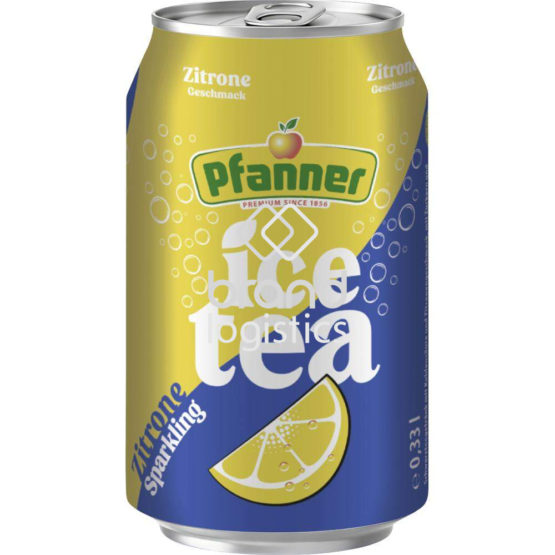 Pfanner Eistee Lemon sparkling 0,33 l