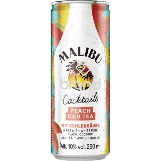 Malibu Peach Iced Tea 10% Vol. 0,25 l