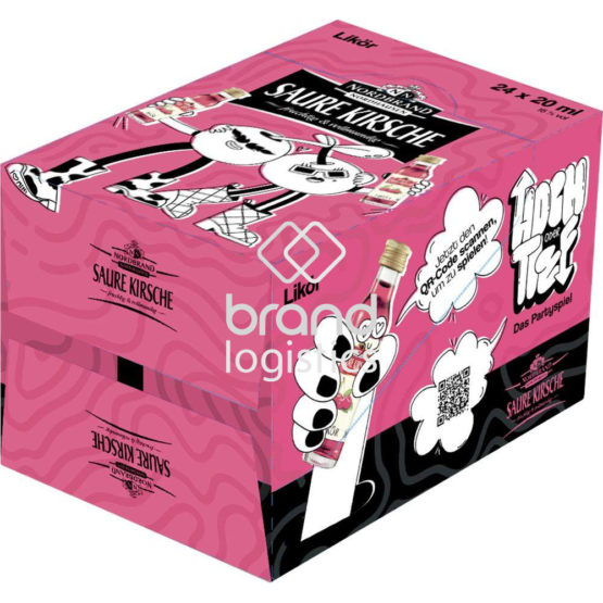 Nordbrand Saure Kirsche Likör 16 % vol. 24×0,02 l