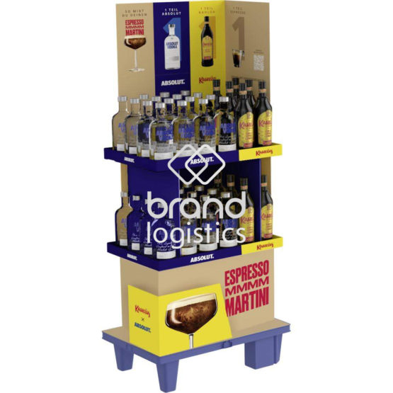 Absolut Vodka Mix Display 16-40% vol. 2-fach Display 44×0,7 l