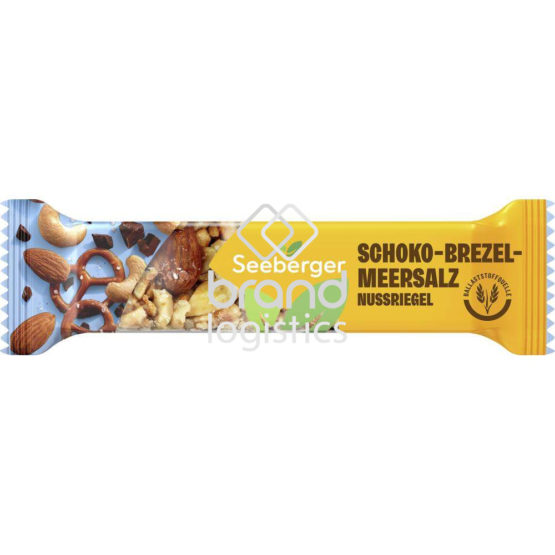Seeberger Schoko-Brezel-Meersalz Nussriegel 35 g