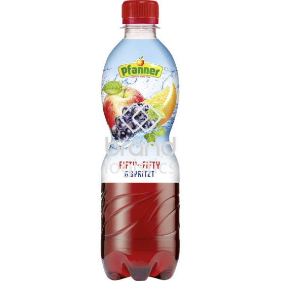 Pfanner Fifty-Fifty gespritzt Mehrfruchtgetränk 0,5 l PET EWP