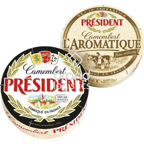 Président Camembert L’Original 45 % Fett i. Tr. 250 g + Camembert L’Aromatique 250 g
