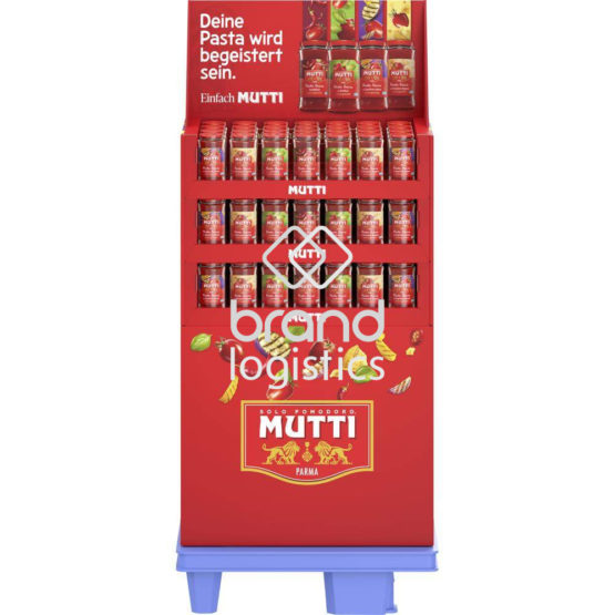 MUTTI Pasta Sauce Basilikum + Pasta Sauce Parmigiano Reggiano + Pasta Sauce gegrilltes Gemüse + Pasta Sauce Arrabiata Mix-Display 84 x 400g