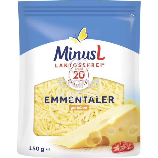 MinusL Emmentaler gerieben 45 % Fett i. Tr. 150 g