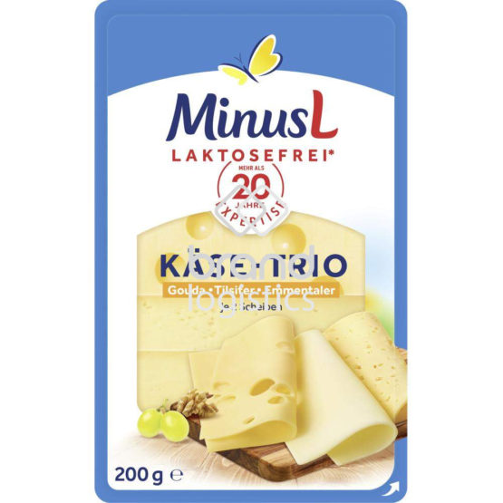 MinusL Käseaufschnitt 45-48 % Fett i. Tr. 200 g