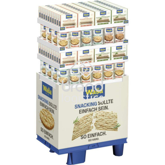 Wasa Tasty Snacks 5-fach 1/4CH Display 128 St.
