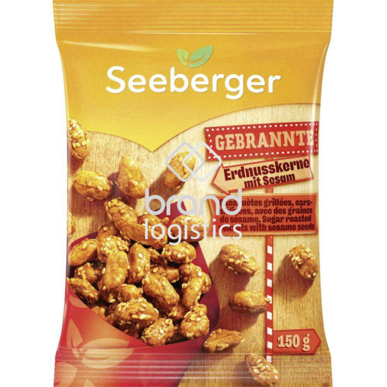 Seeberger Gebrannte Erdnusskerne mit Sesam 150 g