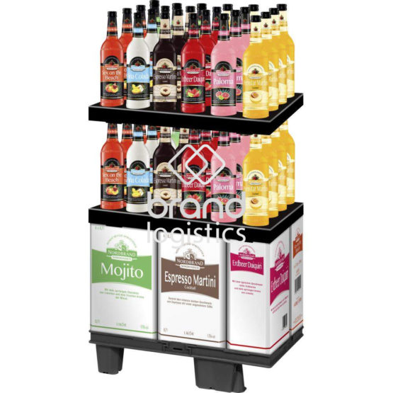 Nordbrand Cocktail Mix 7-fach Display 72×0,7 l