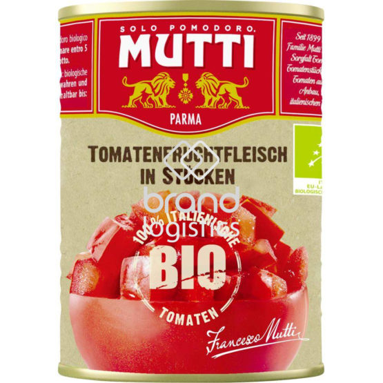 MUTTI Bio “Polpa Pezzi” Tomatenfruchtfleisch in Stücken 400 g