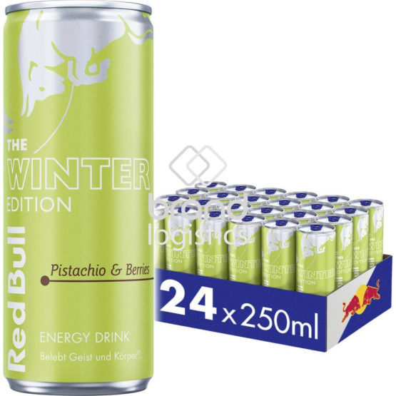 Red Bull Energy Drink Winter Edition, Pistachio & Berries, 24x250ml EINWEG E-Commerce