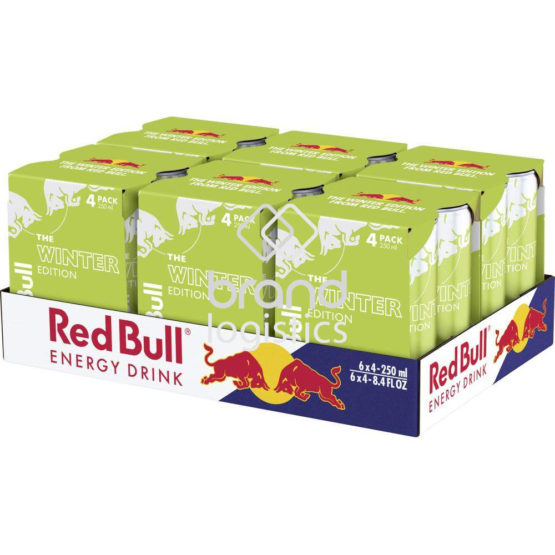 Red Bull Energy Drink Winter Edition, Pistachio & Berries, 6 x 4 x 250ml EINWEG