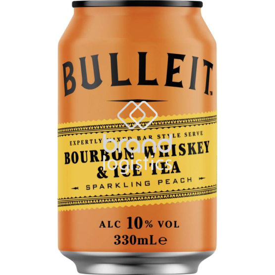 Bulleit Bourbon & Peach Iced Tea 10% Vol. 0,33 l