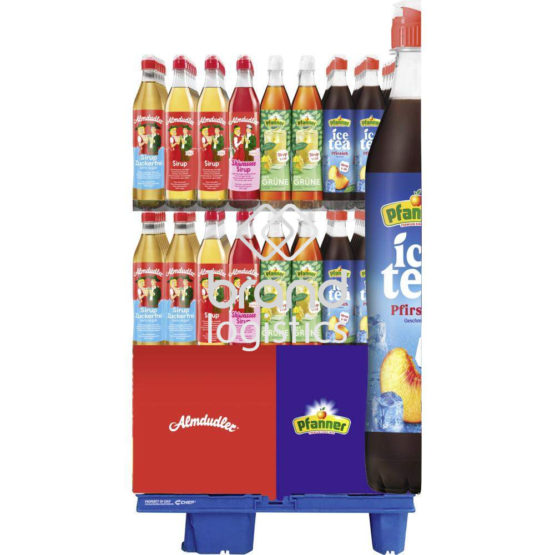 Pfanner & Almdudler Sirup 5-fach Display 108×0,7 l