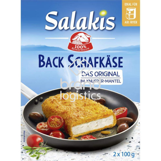 Salakis Back Schafkäse Natur 48% Fett i. Tr. 2×100 g (NEU)