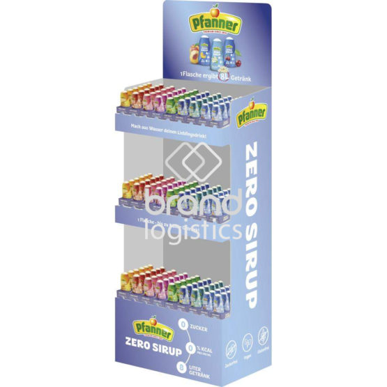 Pfanner Sirup Zero 9-fach Display 162×57 ml
