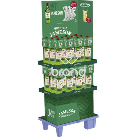 Jameson Irish Whiskey 40% vol. 0,7 l On-Pack mit Socken Display – Winterpromotion 2026