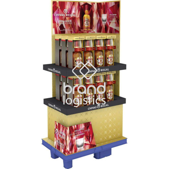 Chivas Regal 12 Jahre 40% vol. Display 24×0,7 l On-Pack mit Tumbler-Glas – Winterpromotion 2026